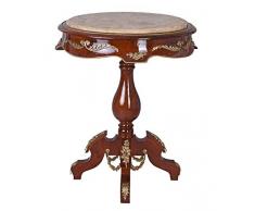 Baroque Table avec Plaque de Marbre Table DAppoint Table de Salon Table Basse Antique cat192 Palazzo Exclusif
