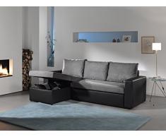 Bestmobilier - Orlando - Canapé dangle Convertible réversible 4 Places - 225 x 145 x 85cm