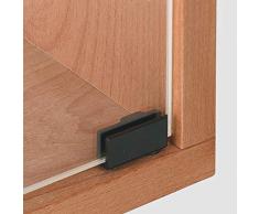 Gedotec H5368 Charnière de porte en verre pour vitrine et portes – Charnière pour vitre & bois Angle d'ouverture 170° 1 paire (2 pièces)