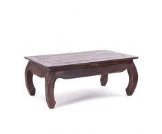 Table dappoint Design OPIUMTISCH East | 100 x 60 x 41 cm (l x p x h) | Bois dacajou | Table Basse en Bois Massif