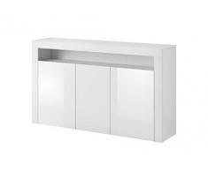 E-COM Luna Buffet Blanc 155 cm
