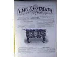 ART ORNEMENTAL (L) [No 87] du 27/09/1884 - COMMODE EN MARQUETERIE ET BRONZE DORE LOUIS XV - M. JACQUEMART - TAPISSERIE DU PALAIS DE MADRID - M. WITTERT.