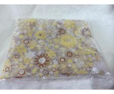 Rideaux Salon Design Moderne Kolylong Imprimer Floral Voile Porte FenêTre Sheer Rideaux Chambre Rideau Divider Rideau De Porte 100x200cm (Orange)