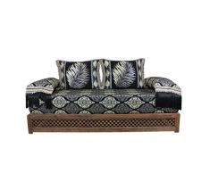 Canapé marocain Oriental marocain avec Assise et Assise Sark Kösesi MO5009