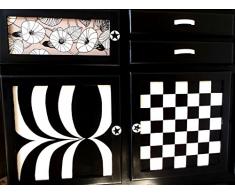 Buffet Mado relooké Meuble de cuisine style années 50//Buffet Tahiti