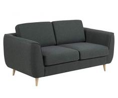 Marque Amazon - Movian Ribe - Canapé 2 places, 92 x 170 x 85 cm (longueur x largeur x hauteur), Vert foncé