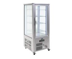 Polar Patisserie Vitrine en acier inoxydable 400 litre Commercial réfrigérateur