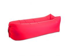 XXX Canapé gonflable de qualité supérieure Fast Infaltable Air Carré rouge.