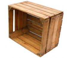 Lot de 8/étagère massive obstkisten caisse en bois naturel