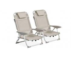 Clic clac des plages Fauteuil - Lot de 2