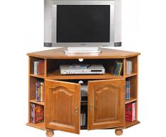 ACTUAL DIFFUSION Bretagne Meuble TV dangle Chêne 2 Portes, Bois, 77,5x114x77 cm