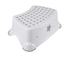 keeeper 18642 tomek Stars Marche-pied avec fonction antidérapante Blanc