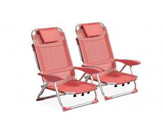 Clic clac des plages Fauteuil - Lot de 2