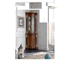 Dafnedesign.COM - Vitrine Style Classique à Angle (cm. L 52 x 52 x H. 225) (VGG)