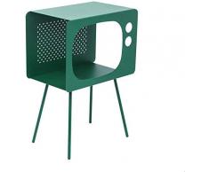 GOG Portable multifonction pliable pliable Panier, Mobile Table basse en bois massif Thé Placard Accueil Kung Fu thé panier rectangulaire bureau individuel,Bleu