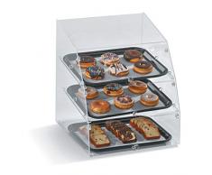 Pujadas Lbc1418-3F-06 Boulangerie vitrine 3 niveaux, portes avant, 470 x 500 mm, hauteur 560 mm