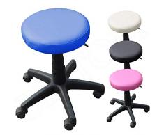 Tabouret A roulettes RÉGLABLE PIVOTABLE Chaise Atelier Massage MANUCURE Maison - Bleu