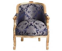 Fauteuil Baroque français Bergere en Confessional - Accoudoir - Cat660a53 Palazzo - Exclusif