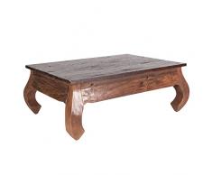 Tousmesmeubles Table Basse Rectangulaire Opium - SOTECK - L 70 x l 100 x H 38 - Neuf