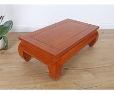 Yajutang DJ1668 Opium Table Basse en Bois Massif 72 x 24 x 40 cm