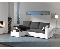 Bestmobilier - Orlando - Canapé dangle Convertible réversible 4 Places - 225 x 145 x 85cm