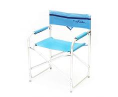 Pierre Cardin Fauteuil Metteur en Scène, Bleu Clair, 47 x 57 x 80 cm, Taille Unique,