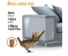 6 Protecteurs de Meubles Large Protège-Chats Tampons à Gratter Protege Canapé