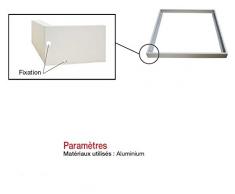 Vision-EL 773981 Kit Pose pour Plafonniers, Aluminium, Blanc, (L x I x H)-600 x 600 mm