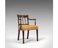 Générique Fauteuil de coude Style Ancien en Acajou - Style Sheraton Overtones, Regency