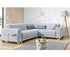 Bobochic - Bella - Canapé dangle panoramique Convertible avec Coffre - Droit