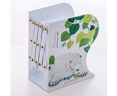 CAT LADY Serre Livre Metal, Stables Durable Emboîtable Antidérapant Presse-Livres, pour Maison/Bureau/Bibliothèque/Dortoirs Détudiants,O