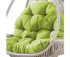 Suspendu Hamac Chaise Coussins - Balançoire Panier Suspendu Coussin De Siege, Épaissir Oeuf Suspendu Hamac Chaise Coussins Imperméable Siège De Chaise Rembourrage(Seat Cushion Only)120x86x15 CM