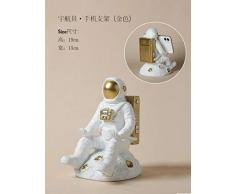 Nordique Créative Entrée Clé De Stockage Décoration Salon Table Basse Décoration Astronaute Écrou Collation Collation Fruits Assiette Fruits Secs Assiette-Espace Caractère Support De Téléphone Mobil