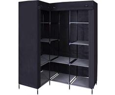 MaxxGarden Armoire de Rangement - modèle dangle - Penderie Dressing en Tissu Non-tissé - 126x170x44cm