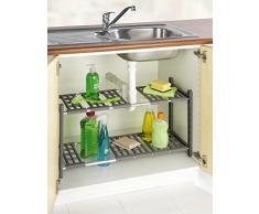 Wenko 2768010100 Etagère Sous Évier Extensible