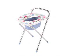 ZWJ-Siège de Douche Chaise pliante en Commode, siège de toilette, camping Toilette Mobile, tabouret de bain Portable