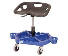 Cyclus Tabouret datelier Creeper 49 x 38 cm Noir/Bleu