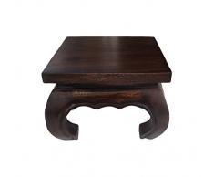 asiatique Oriental en bois massif 30 cm Opium Table Table basse ~ ~ Table dappoint par Collumino