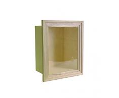 Artemio 14001969 Vitrine pour Miniatures Bois 23,5 x 28,5 x 14 cm
