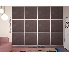 Portes coulissantes nr. 4 pour Cabine Armoire sur Mesure. Portes coulissantes Armoire à Mur