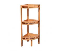jja Etagère dangle 3 niveaux bambou 85x29x29cm
