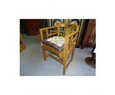 int. dailleurs - Fauteuil Colonial en Teck - PAL054