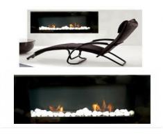 Bio-Ethanol Cheminée / Modèle Celin / Couleur Noir / Import Allemagne fireplace