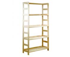 Étagère modulaire en pin massif étagère de bureau - 8 variantes