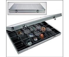 SAFE-ID VITRINE ALU pour Miniatures ET MINERAUX 5876