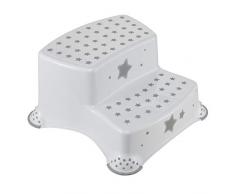 keeeper 10031 igor Stars Marche-pied double avec fonction antidérapante Blanc