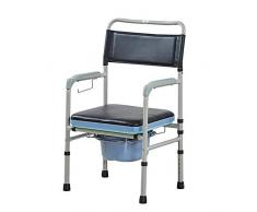 SISHUINIANHUA Renforcer la Chaise Pot antidérapante levée Personnes âgées/Patients/Femme Enceinte Chaise de Bureau Garde-Robe pour ménage avec Tabouret Pliant Ajustable
