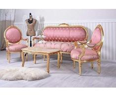 Ensemble de sièges Baroque Ensemble de sièges Salon Meuble Assis sofagarnitur Meuble Palazzo en exclusivité