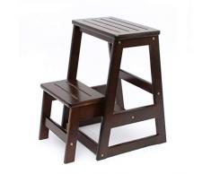 CXY-JOEL Transformateur Pliant Bibliothèque Pliante Escabeau Cuisine Poste de Travail Tabouret de Marche / 2 Escaliers/Monte-Escalier Tabouret En Bois Étrier Extensible Heavy Duty Heavy Duty Max 15