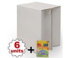 LIMOON Tabouret Pliable en Carton (Lot de Pack 6) Pratiques et The Snug Siège pour coloriage